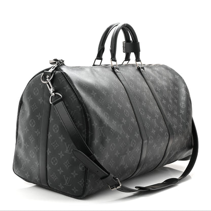 Louis Vuitton Monogram Eclipse Keepall Bandouliere 55 2 of 9