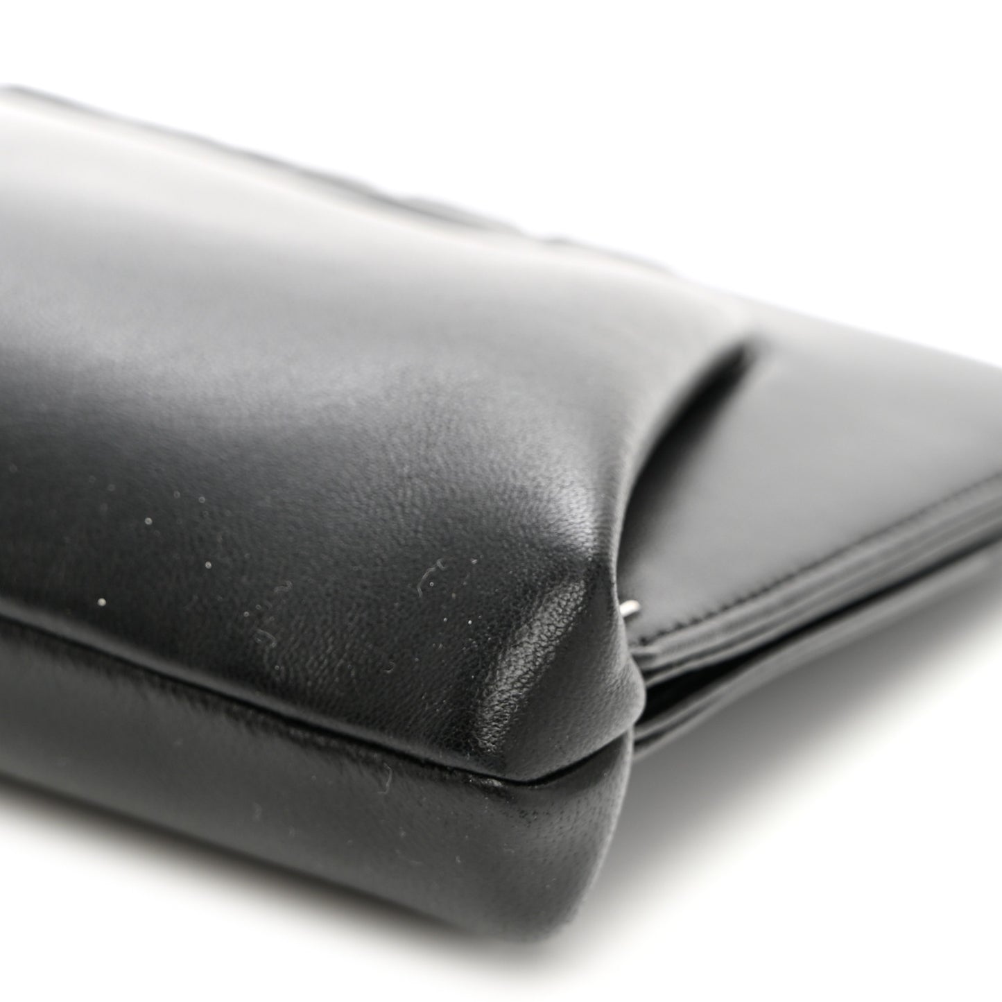 Lambskin 5x5=CC Clutch Black