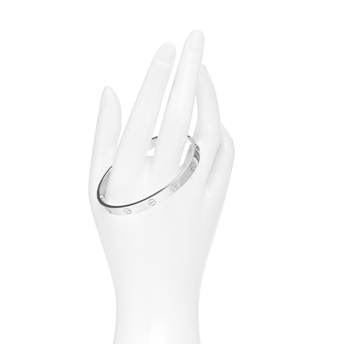 18K White Gold LOVE Bracelet 18