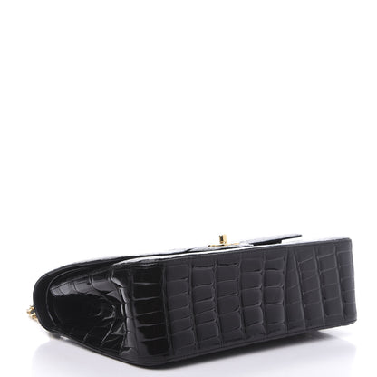 Chanel Alligator Jumbo Double Flap Black 5 of 13