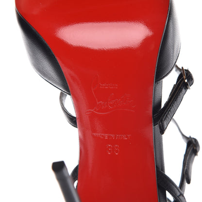 Christian Louboutin Kid Kadreyana 100 Pumps 38 Black 6 of 8
