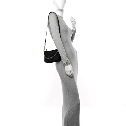 Versace Nylon Medusa Small Shoulder Bag Black 2 of 12
