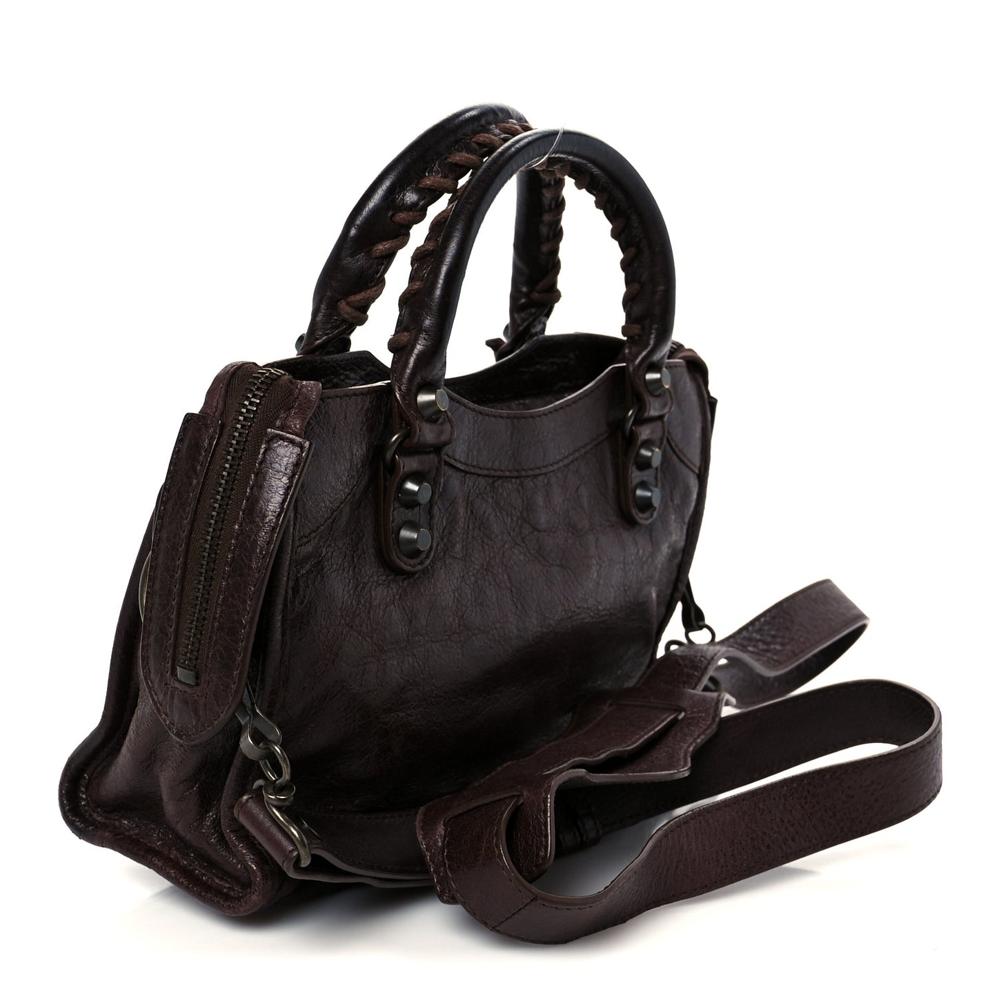 Agneau Classic Hardware Mini City Cigare Fonce