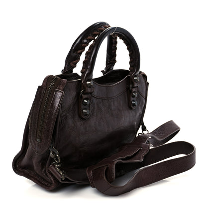 Balenciaga Agneau Classic Hardware Mini City Cigare Fonce 4 of 11
