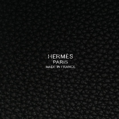 Hermes Taurillon Clemence Picotin Lock 22 MM Black 6 of 10