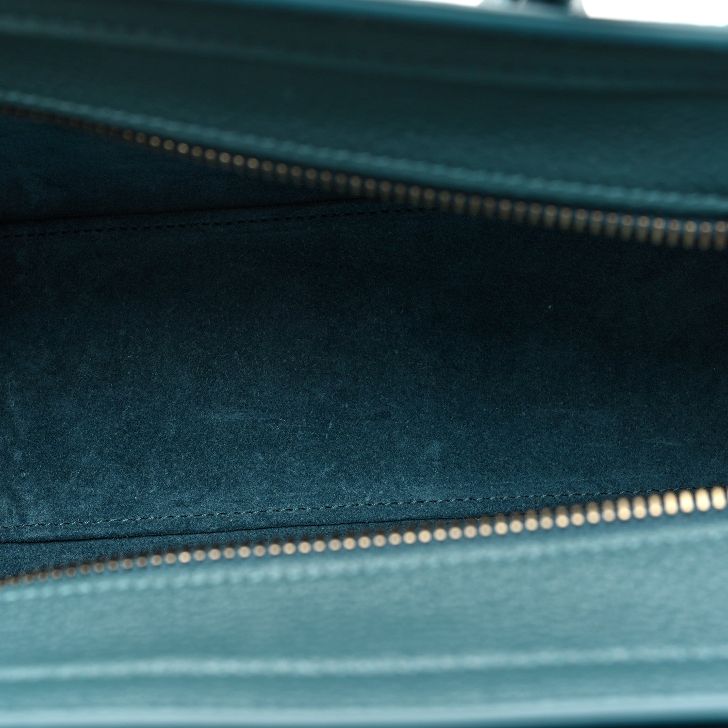 Celine Baby Drummed Calfskin Nano Prussian Blue 5 of 10