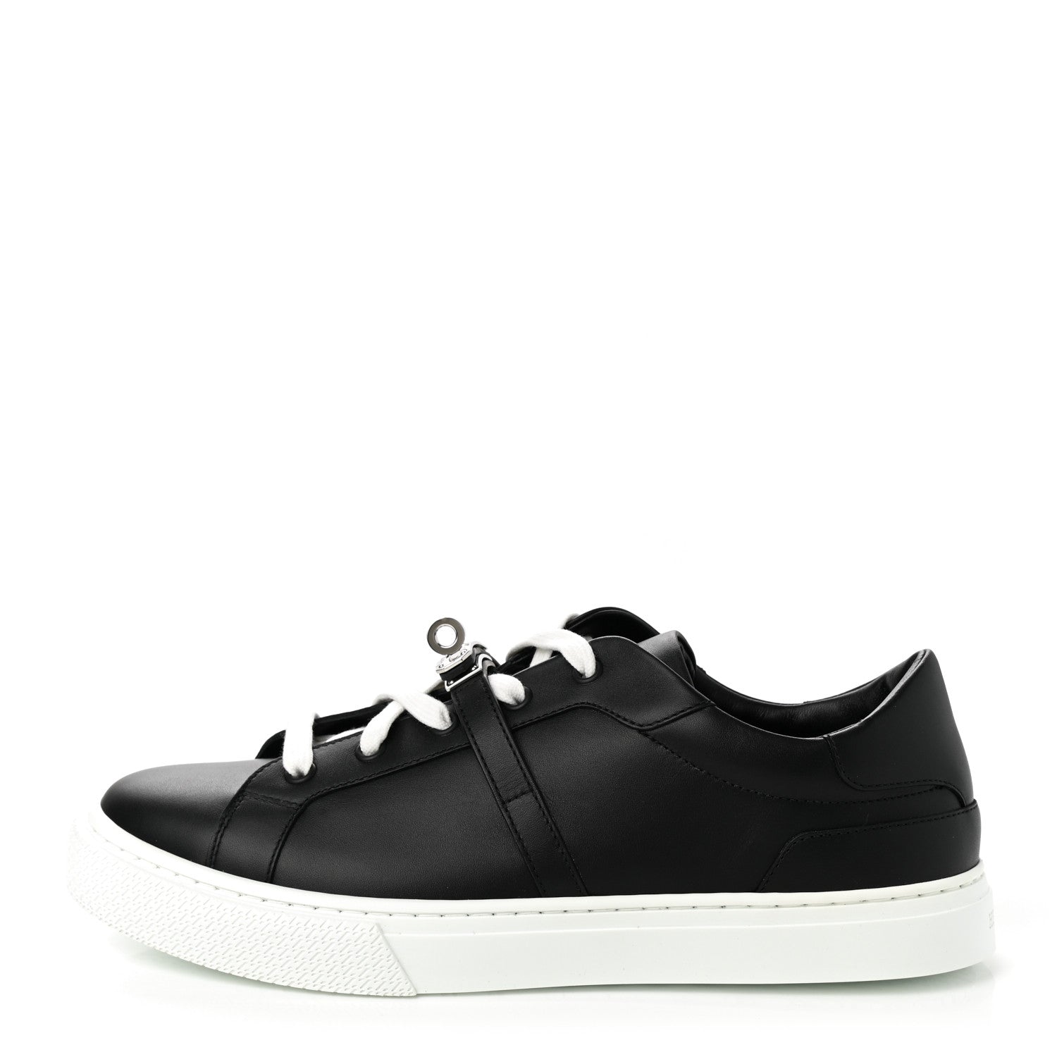 Hermes Calfskin Day Sneakers 40 Black 1 of 8