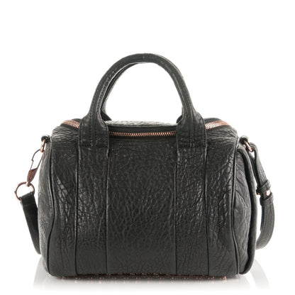 Alexander Wang Pebbled Lambskin Rockie Black Rose Gold Hardware 1 of 10