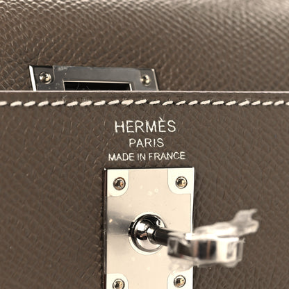 Hermes Epsom Kelly Sellier 25 Etoupe 6 of 11