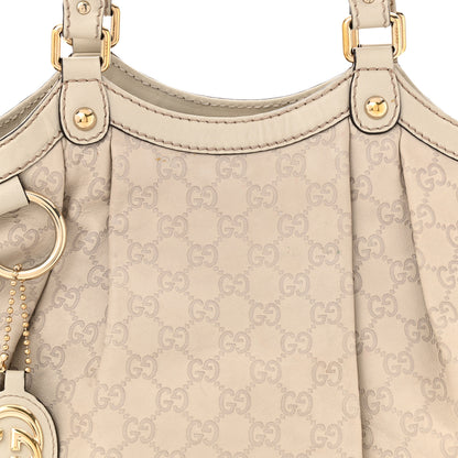 Gucci Guccissima Medium Sukey Tote Mystic White 8 of 11