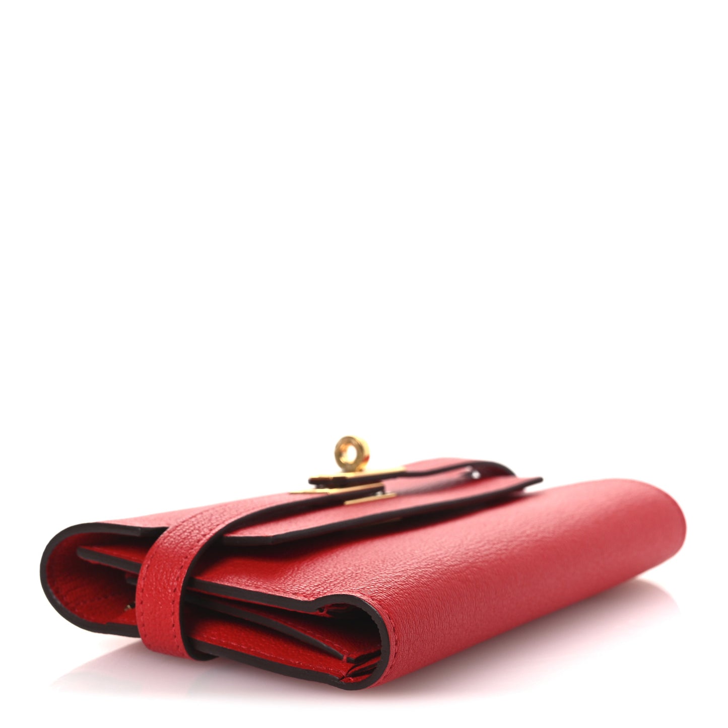 Chevre Mysore Medium Kelly Wallet Rouge De Coeur