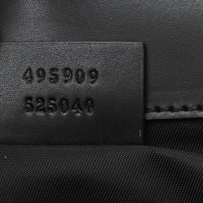 Gucci GG Supreme Monogram Web Messenger Diaper Bag Black Grey 7 of 10