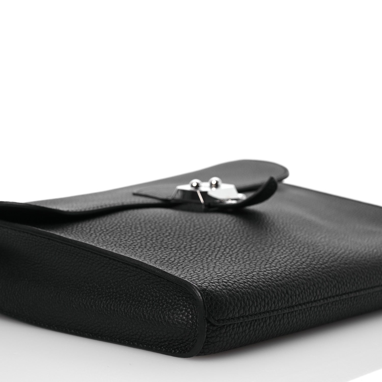 Hermes Togo Sac A Depeches 29 Messenger Bag Black 9 of 10