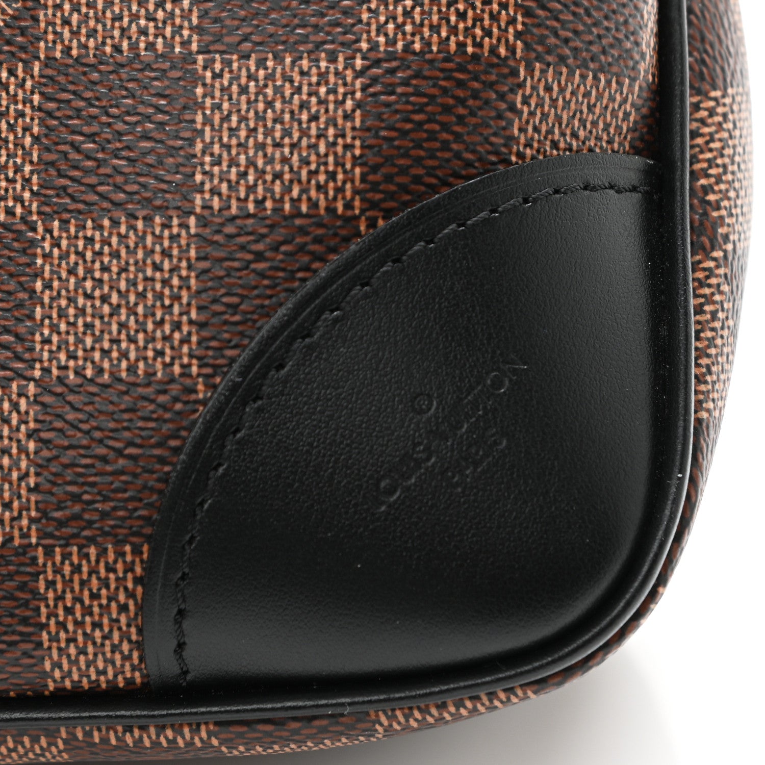 Louis Vuitton Damier Ebene Odeon MM Black 6 of 9