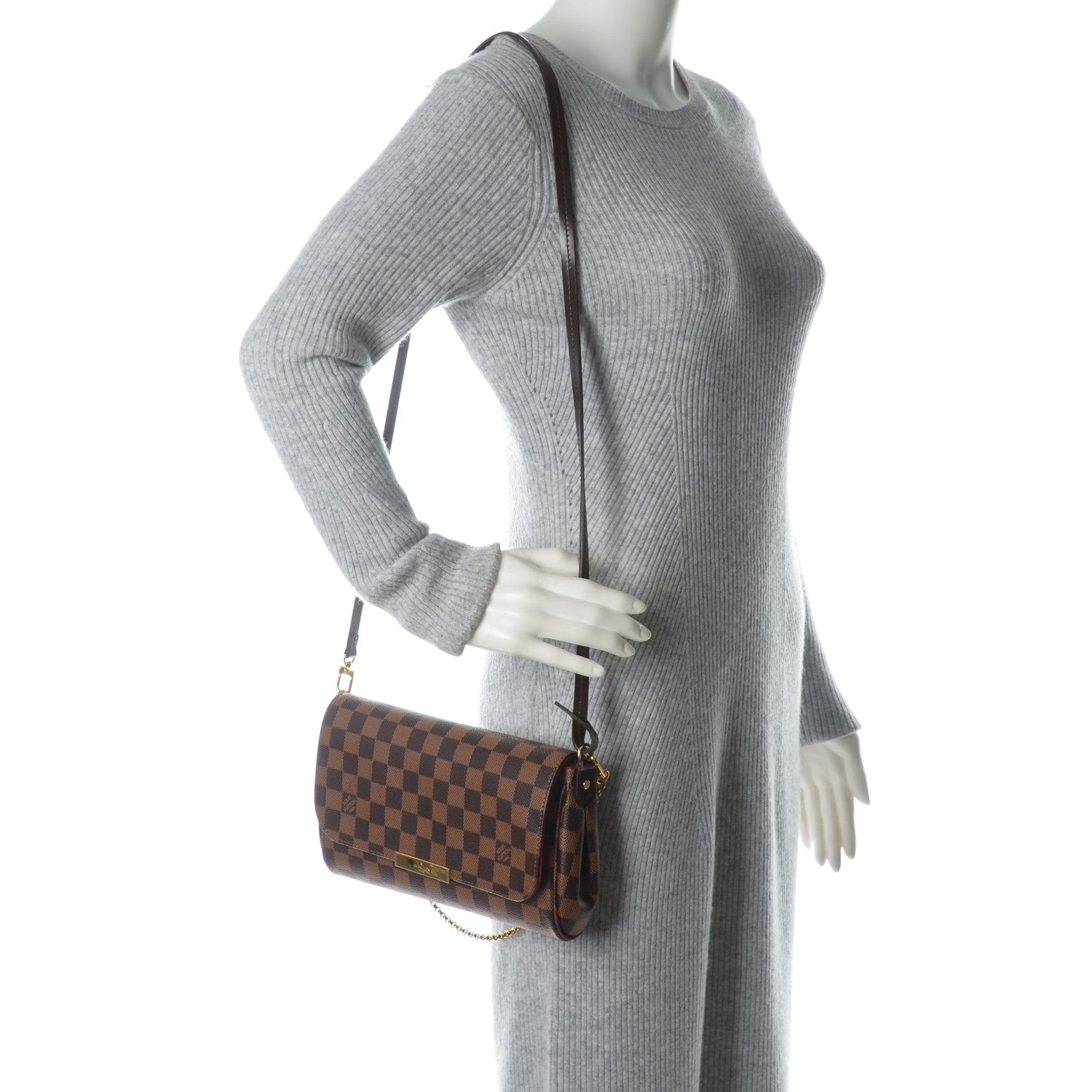 Louis Vuitton Damier Ebene Favorite MM 2 of 8