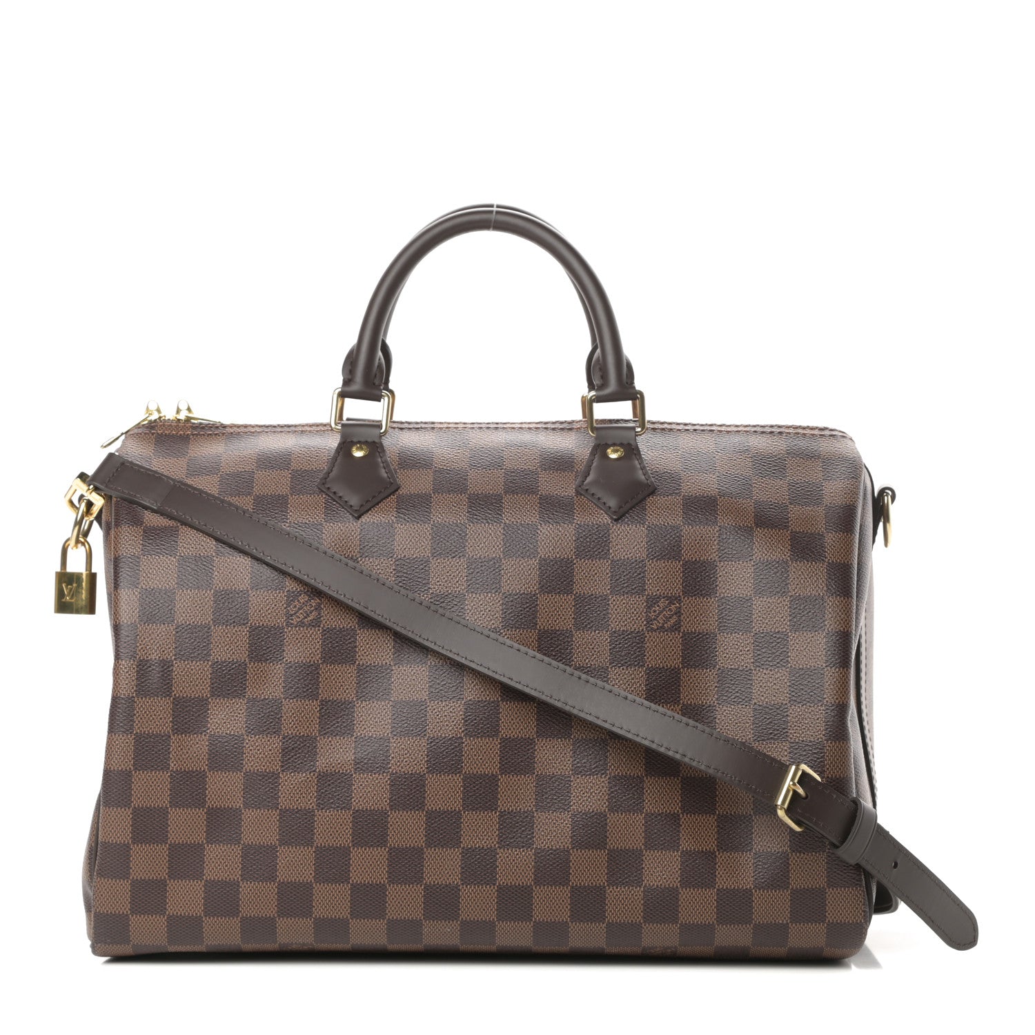 Louis Vuitton Damier Ebene Speedy Bandouliere 35 1 of 12