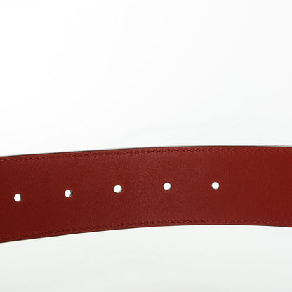 Gucci GG Plus Monogram Blooms Plaque Belt 80 32 Blue 5 of 6