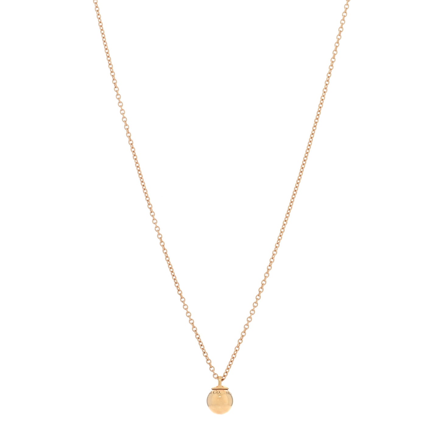 18K Rose Gold 8mm HardWear Ball Pendant Necklace