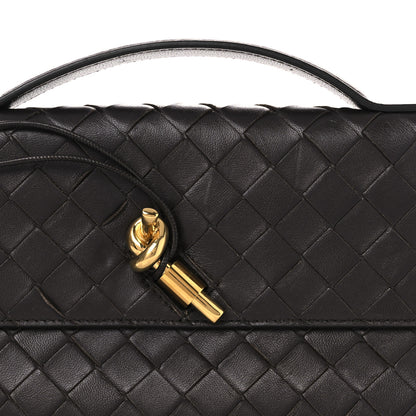 Bottega Veneta Nappa Intrecciato Long Andiamo Top Handle Clutch Fondant 8 of 12