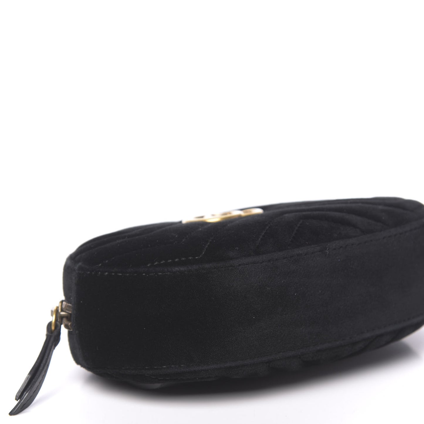 Velvet Matelasse GG Marmont Belt Bag 85 34 Black