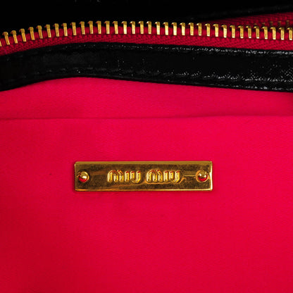 Miu Miu Vinyl Tote Black 6 of 8
