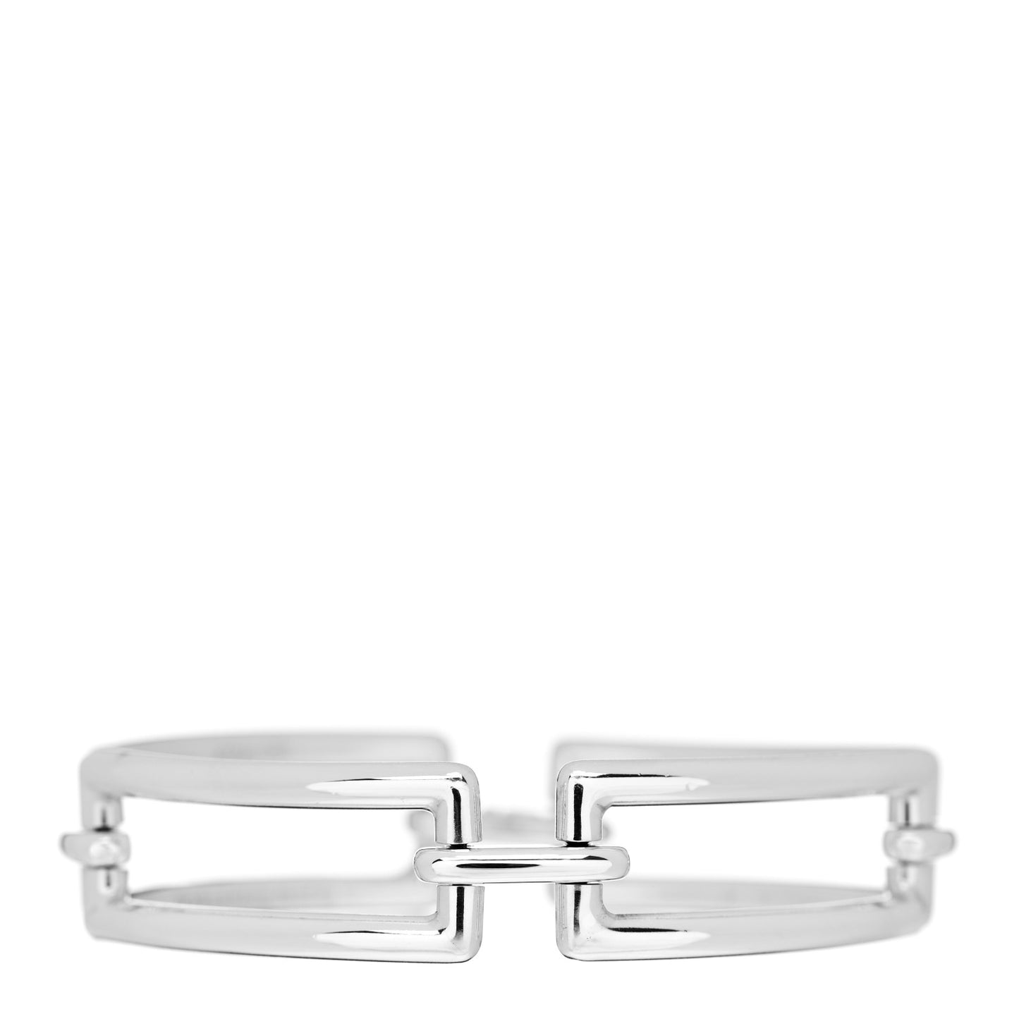 Sterling Silver Rectangle Link Bracelet
