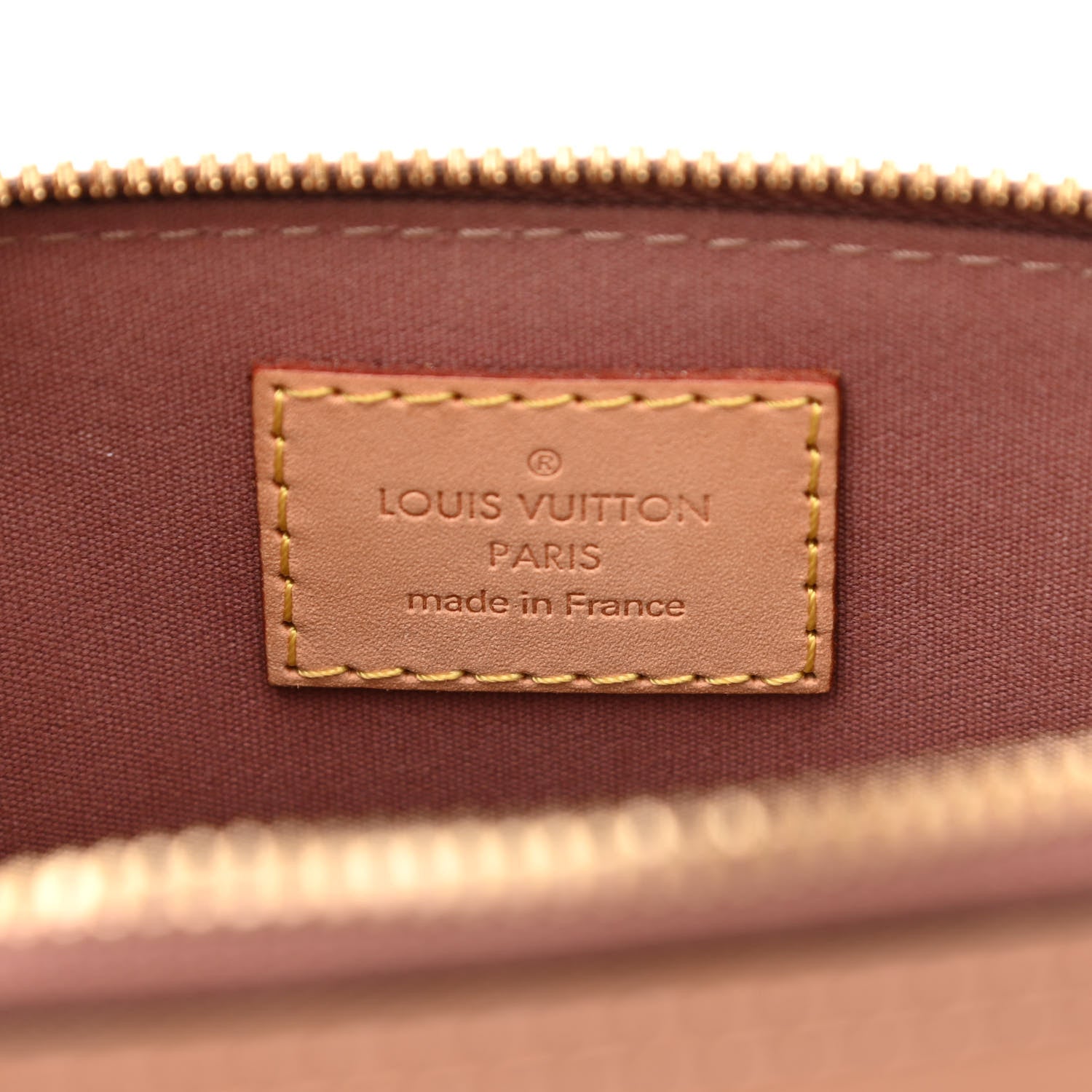 Louis Vuitton Vernis Alma BB Rose Velours 5 of 7