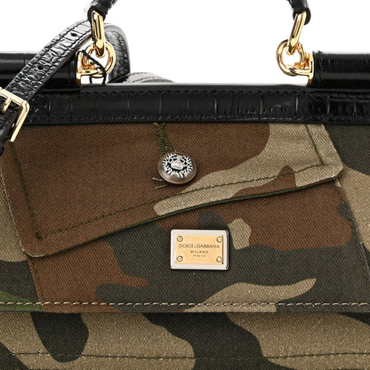Dolce & Gabbana Cotton Camouflage Patchwork Small Sicily Multicolor 7 of 9