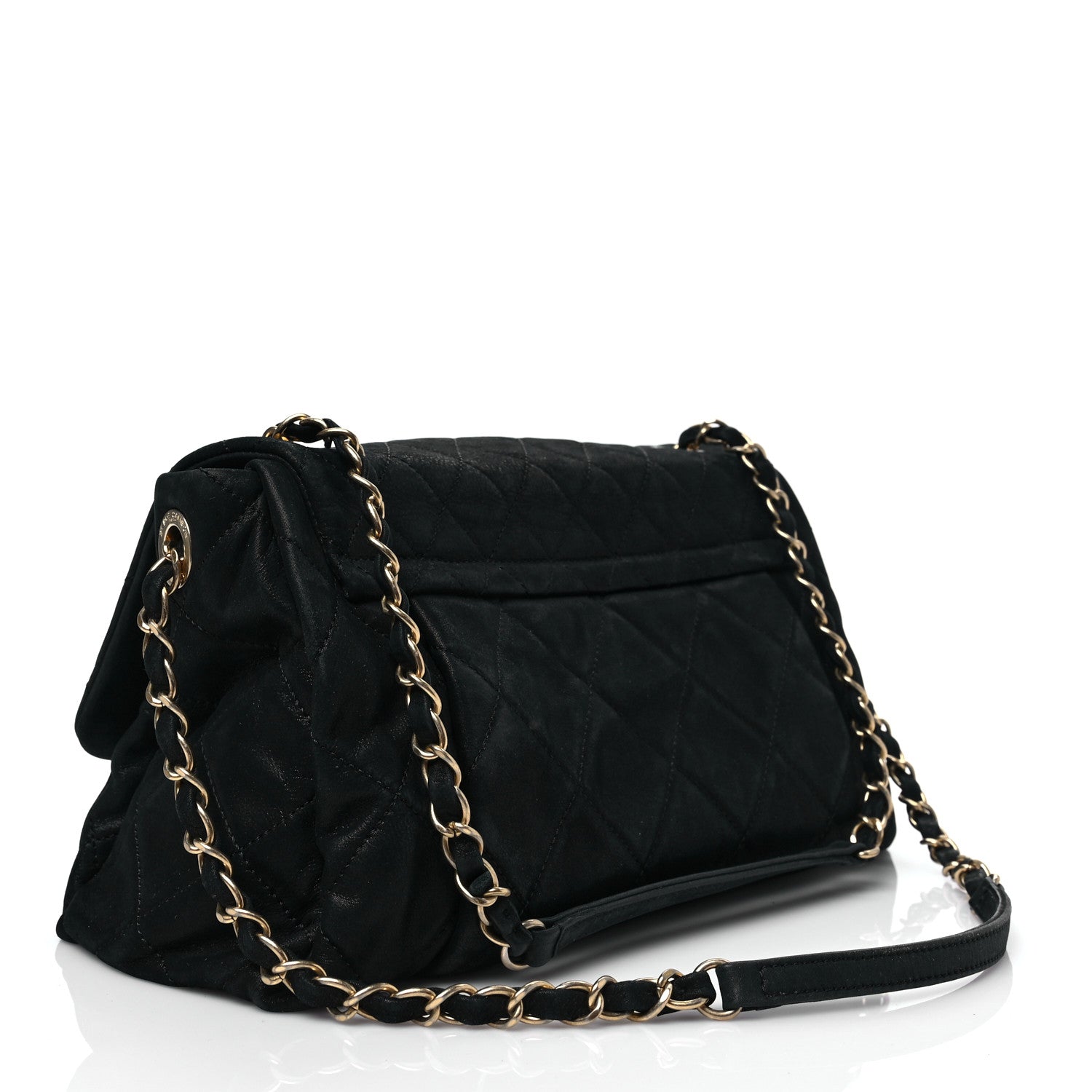 Chanel Iridescent Calfskin Large Chic Quilt Flap Black 3 of 9