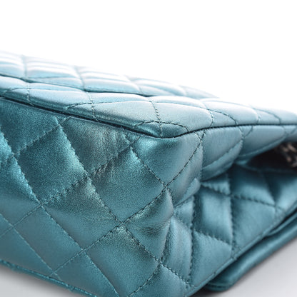 Chanel Metallic Calfskin Quilted 2.55 Reissue 226 Flap Turquoise 8 of 12