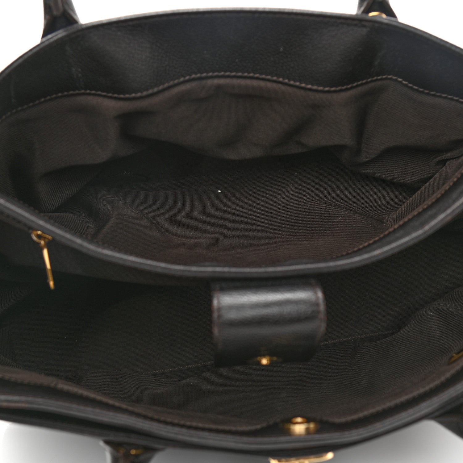 Chanel Calfskin Cerf Executive Shopper Tote Black 5 of 17