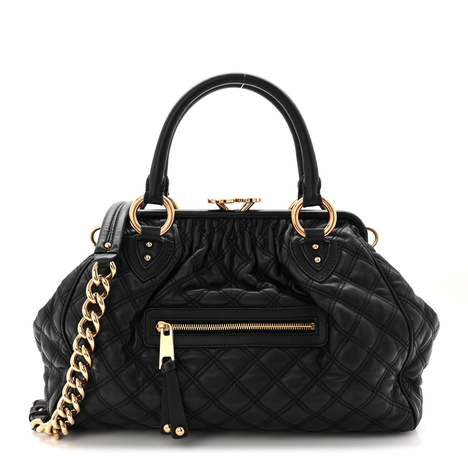 Marc Jacobs Calfskin Quilted Stam Black 1 of 10