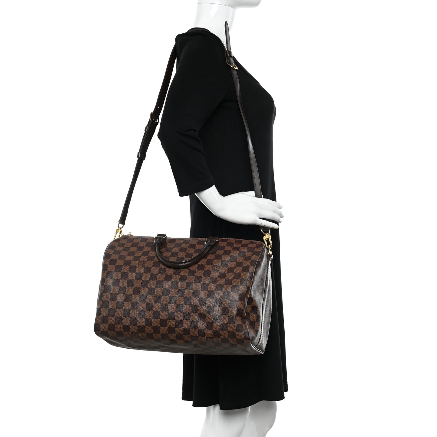 Damier Ebene Speedy Bandouliere 35