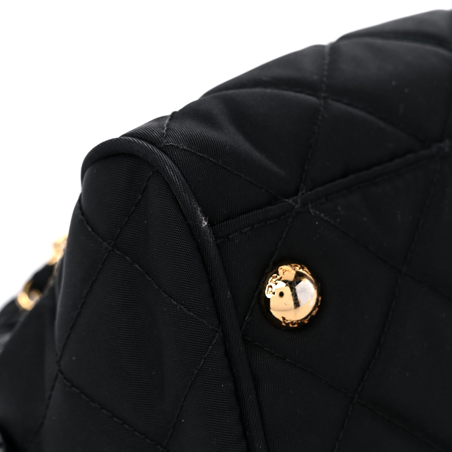 Prada Nylon Tessuto Impuntu Quilted Flap Black 9 of 18