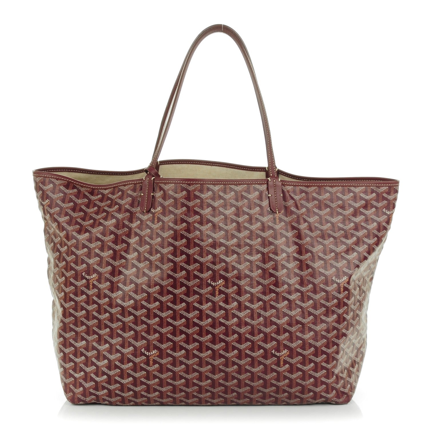 Goyard Goyardine Saint Louis GM Burgundy 3 of 11