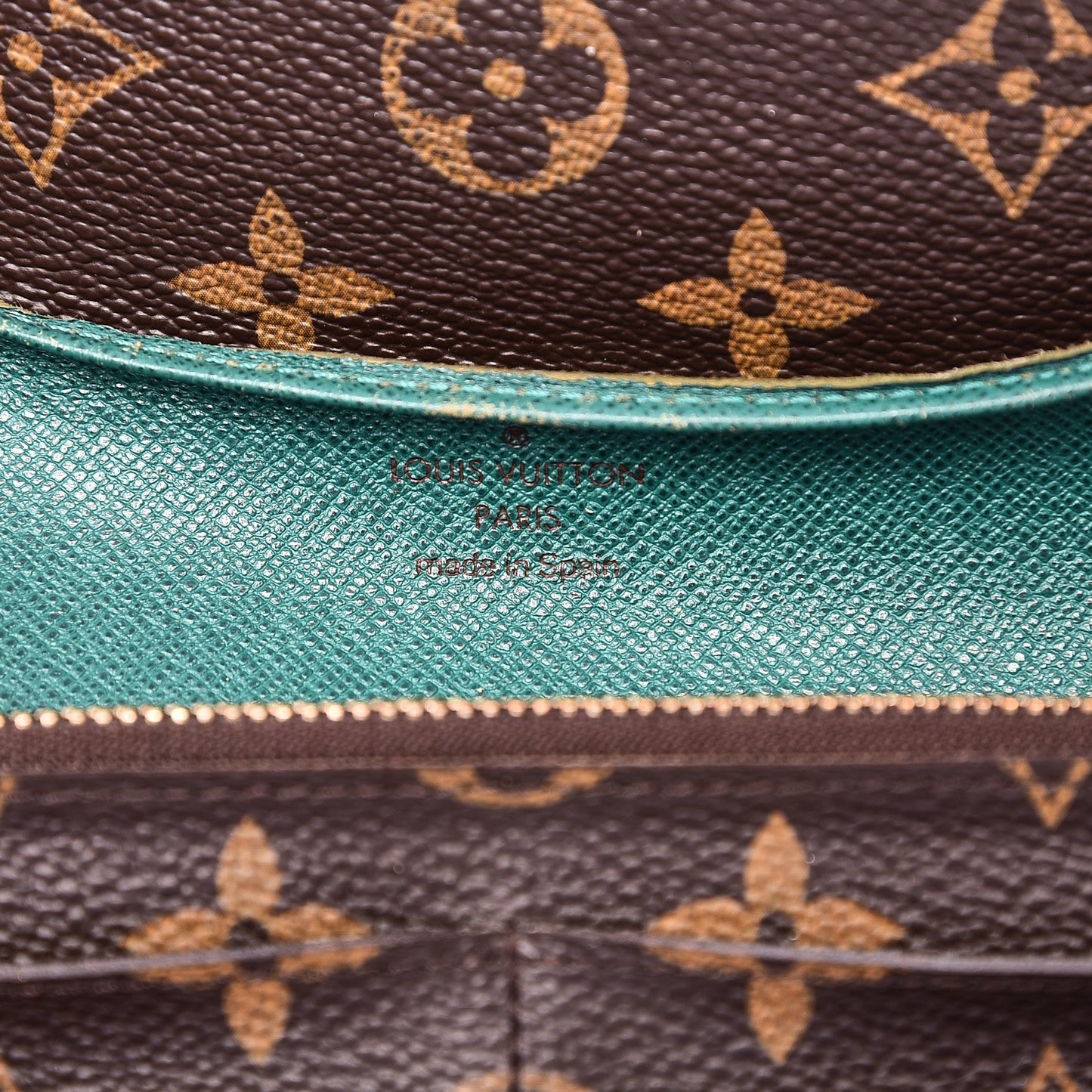 Monogram Emilie Wallet Vert