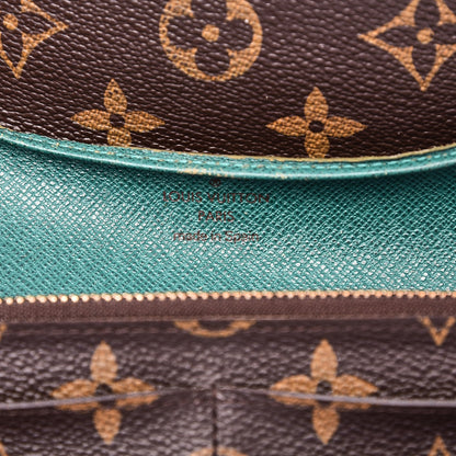 Louis Vuitton Monogram Emilie Wallet Vert 6 of 10