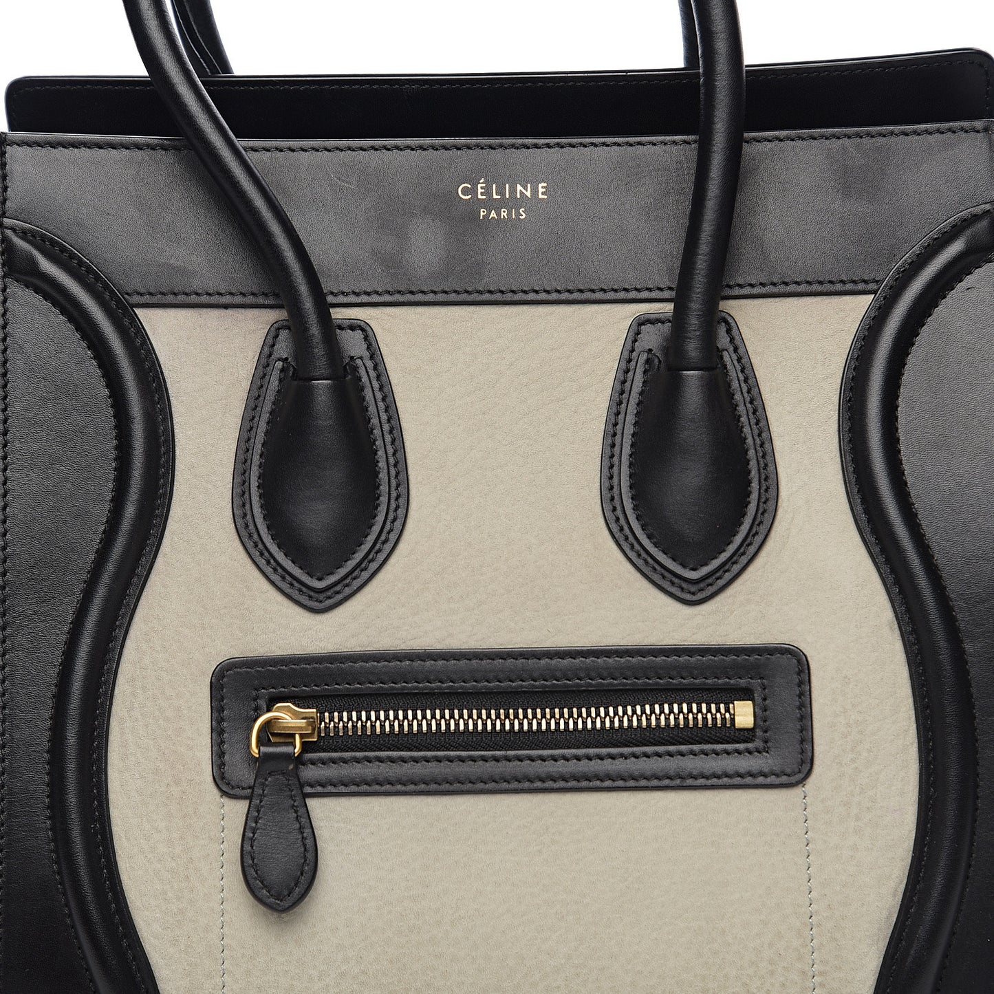 Elephant Calfskin Micro Tri-Color Luggage Chalk