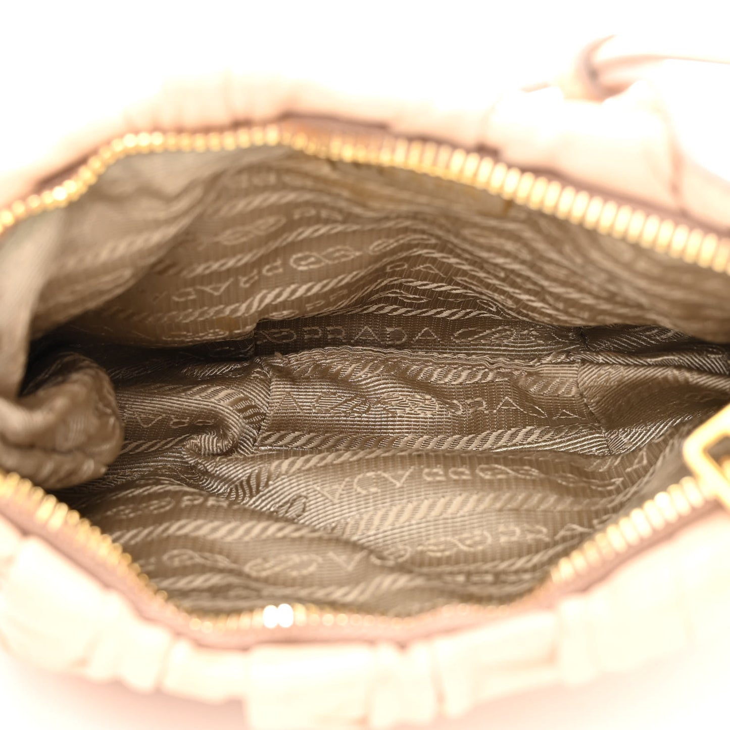 Nappa Gaufre Wristlet Clutch Cipria