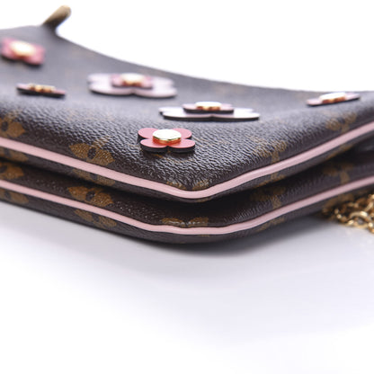 Louis Vuitton Monogram Blooming Flowers Double Zip Pochette 11 of 13