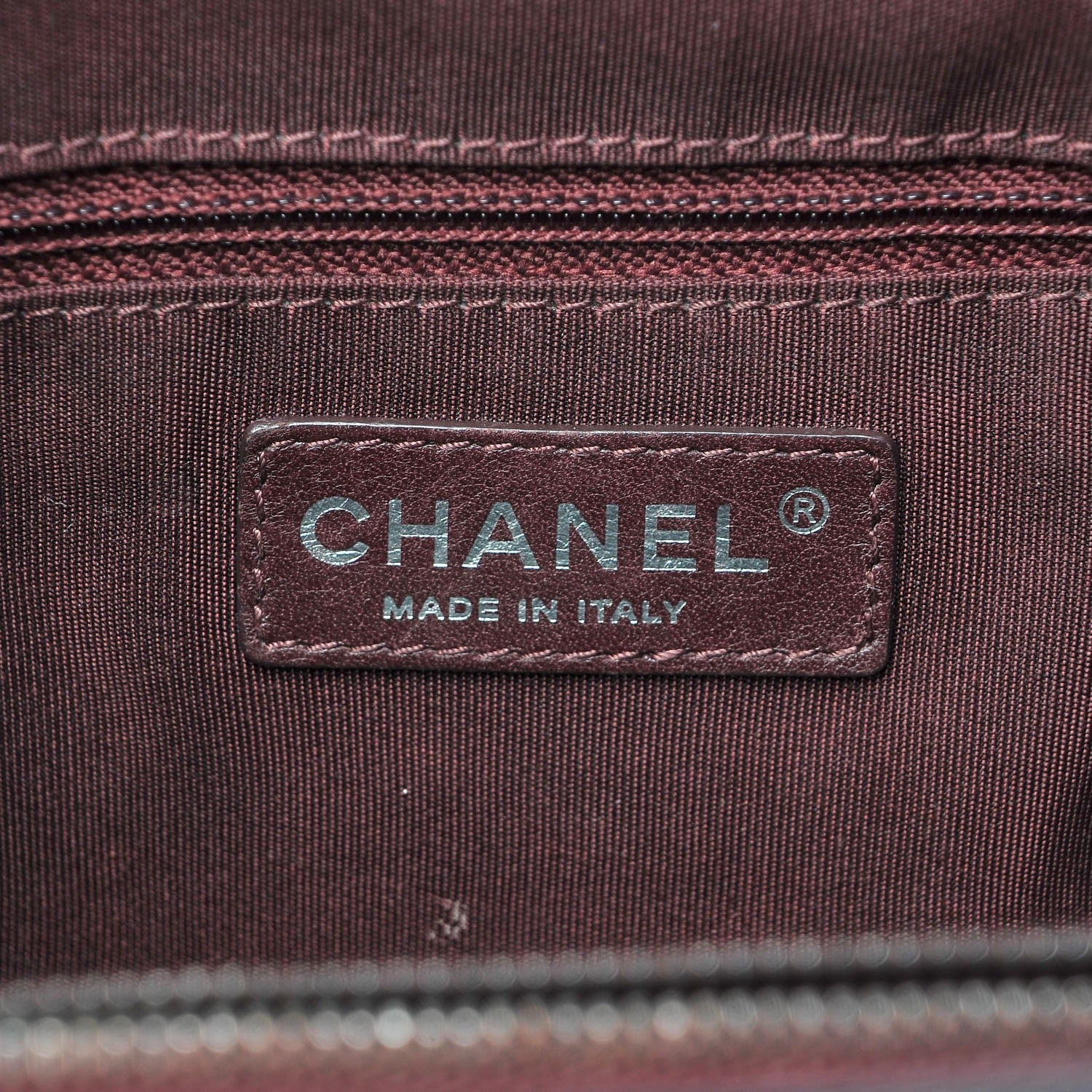 Chanel Glazed Calfskin Quilted Tote Black 5 of 13