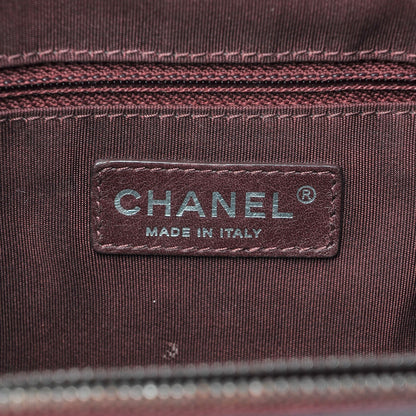 Chanel Glazed Calfskin Quilted Tote Black 5 of 13
