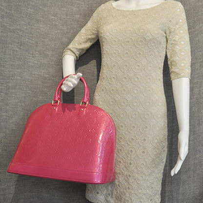 Louis Vuitton Vernis Alma MM Rose Pop 2 of 8