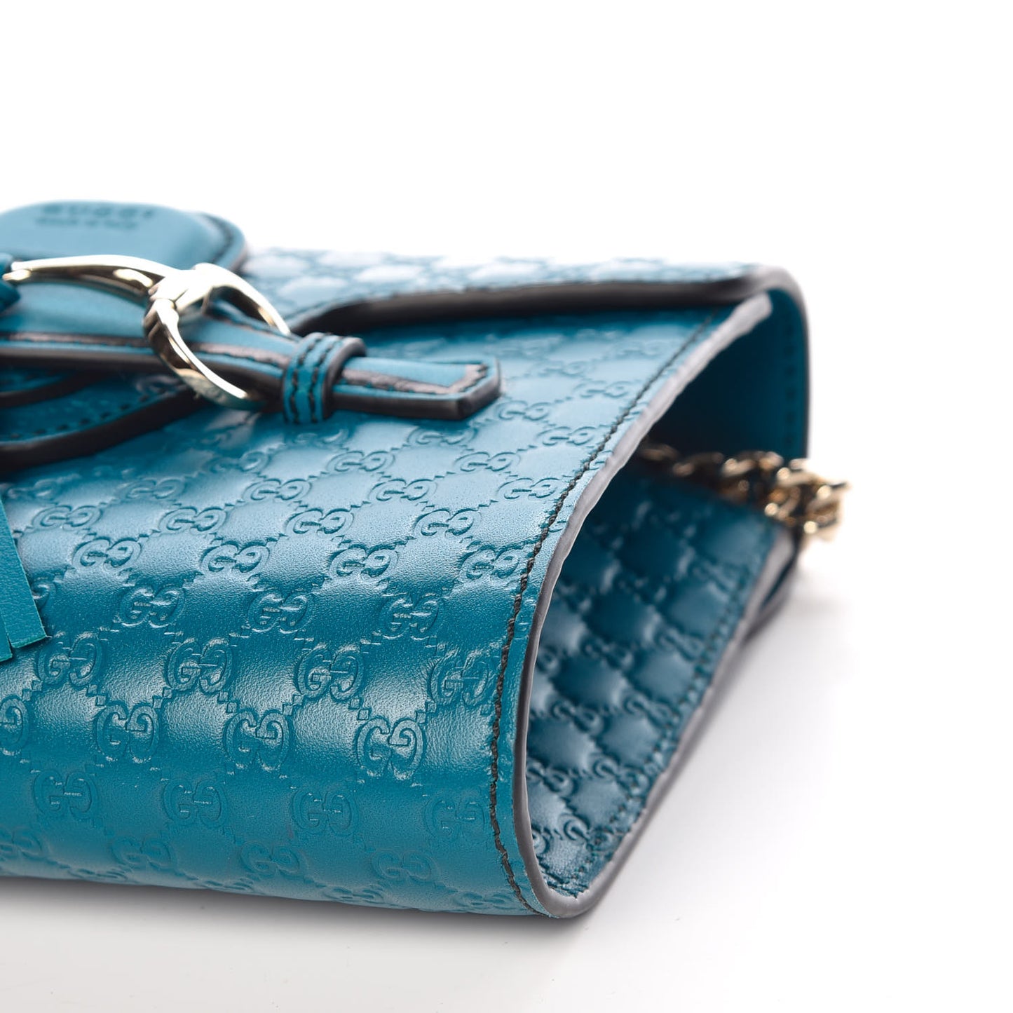 Microguccissima Mini Emily Shoulder Bag Deep Cobalt