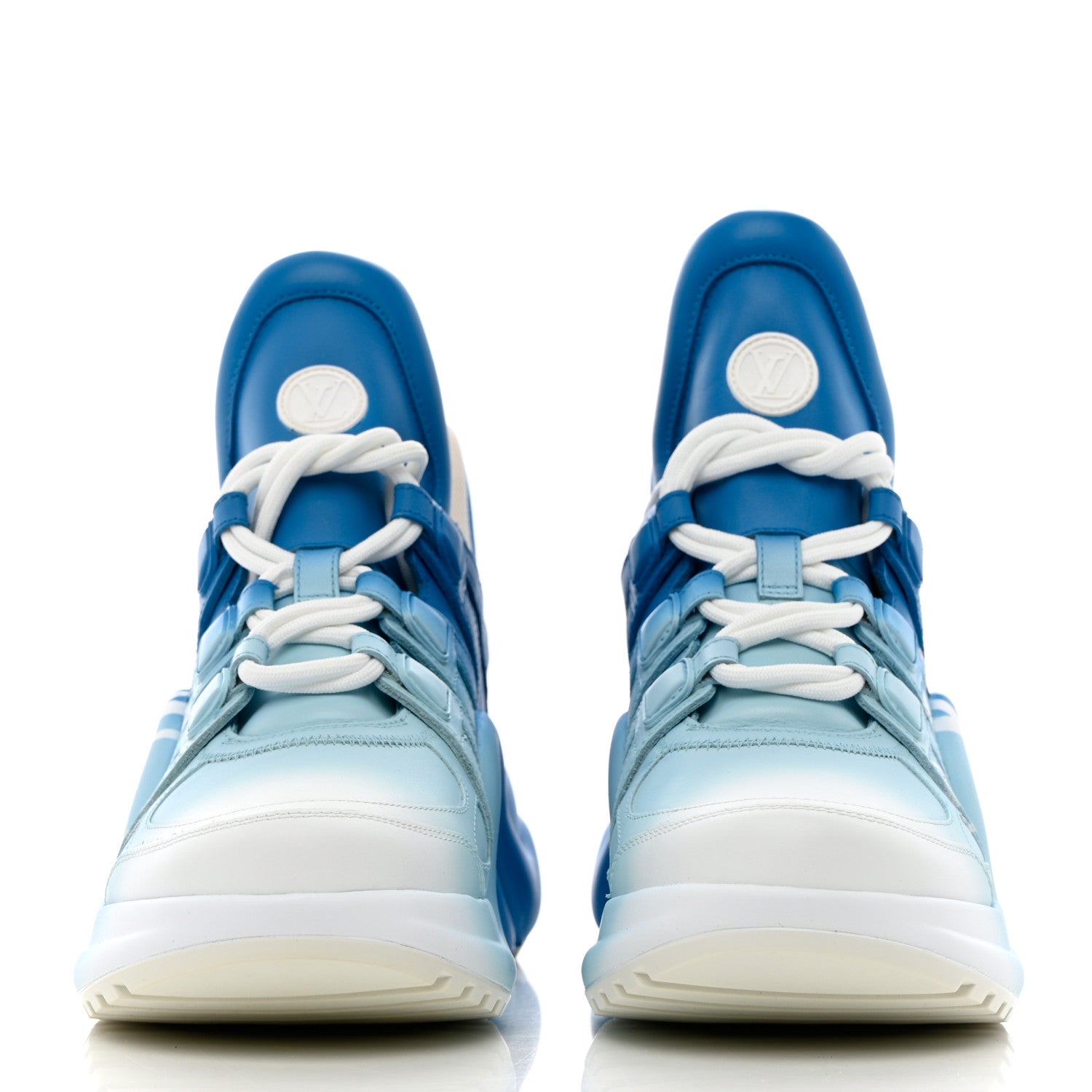 Louis Vuitton Calfskin LV Archlight Sneakers 37.5 Blue 2 of 17