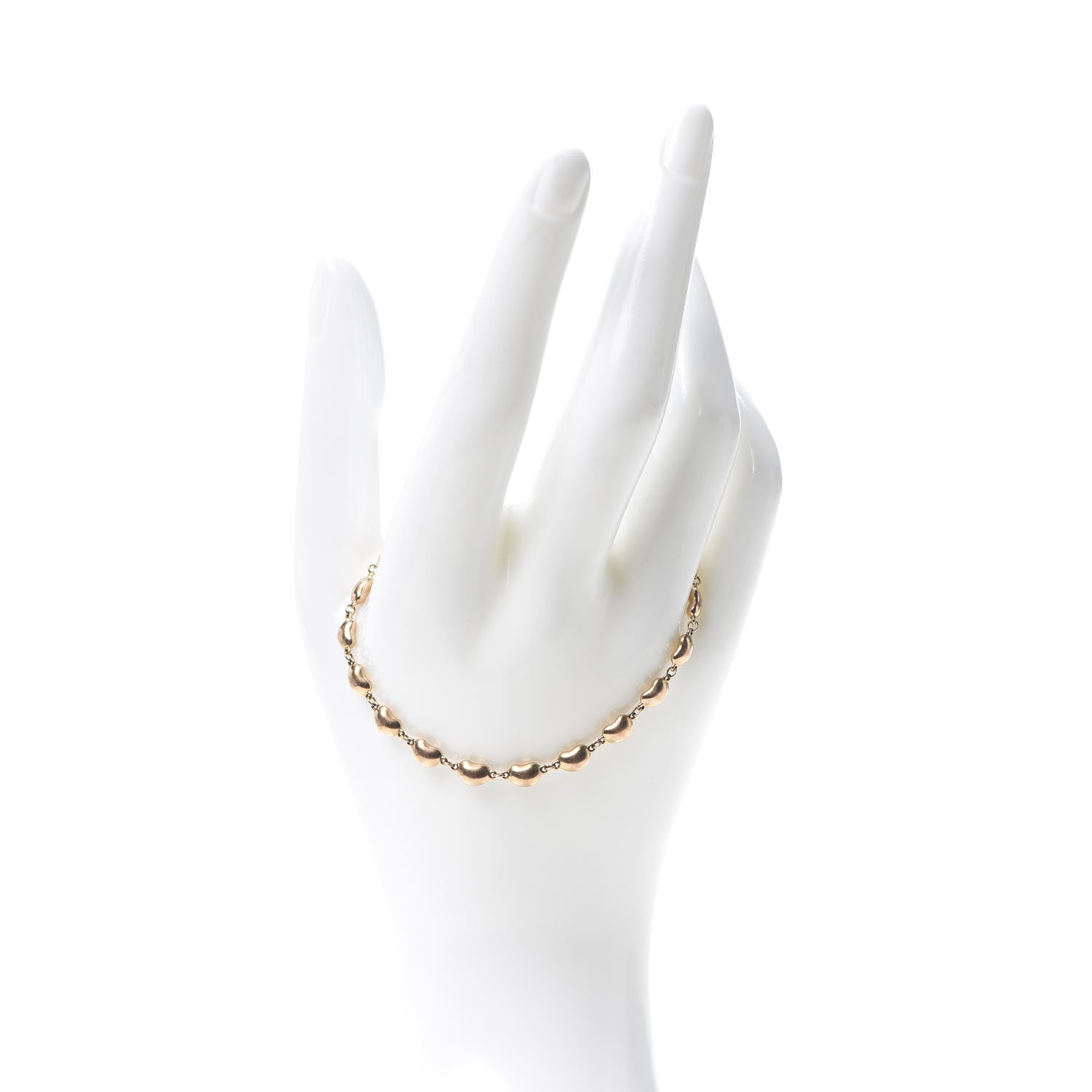 Tiffany 18K Rose Gold 5mm Elsa Peretti Bean Bracelet 2 of 5