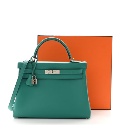 Hermes Evercolor Verso Kelly Retourne 32 Vert Verone Bleu Du Nord 13 of 13