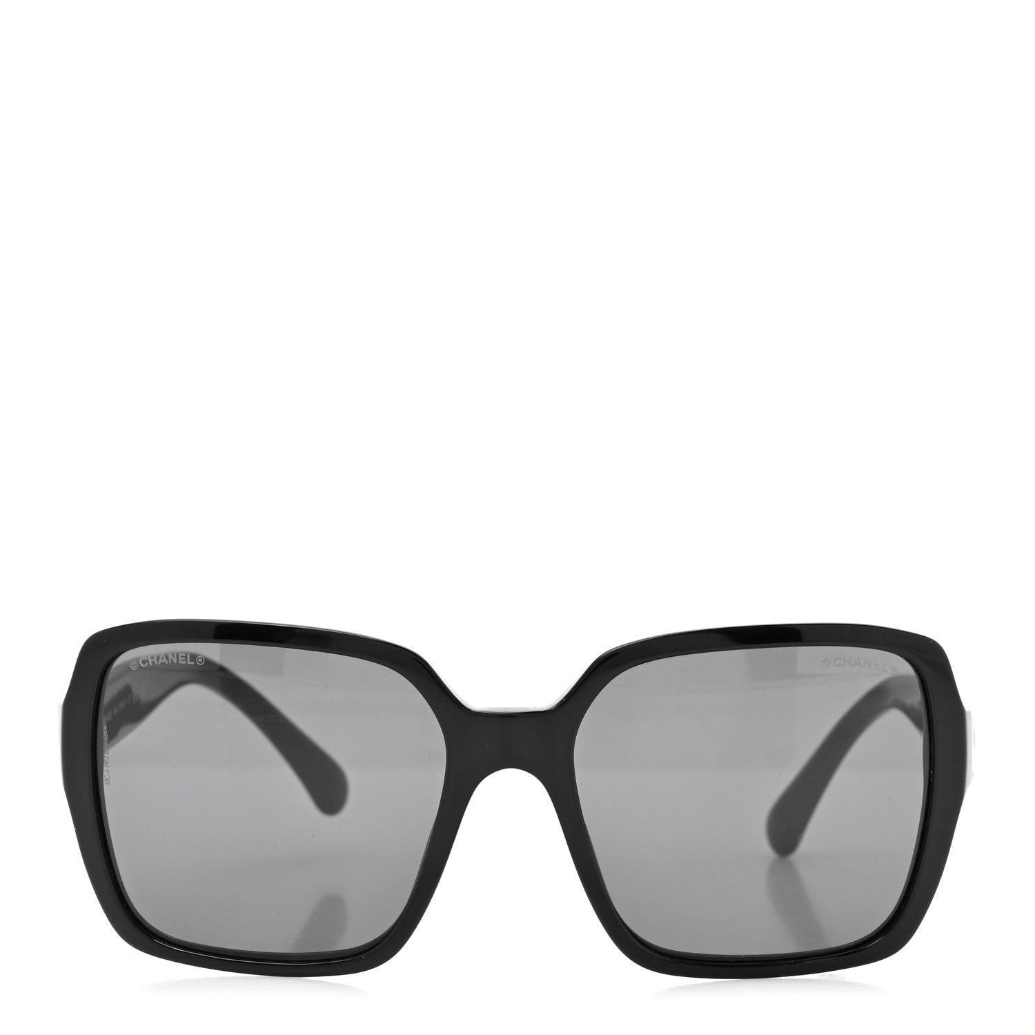 Chanel Acetate Square Sunglasses 5408 Black 2 of 8