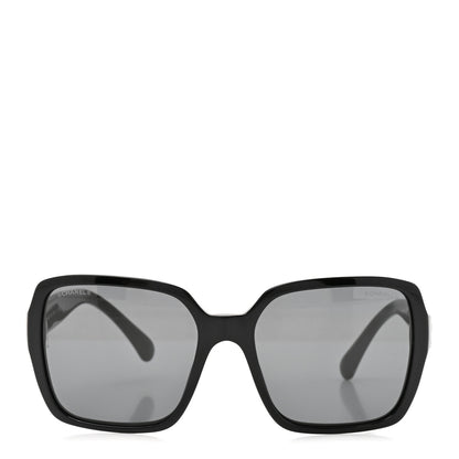 Chanel Acetate Square Sunglasses 5408 Black 2 of 8