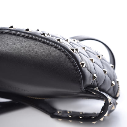 Valentino Garavani Lambskin Rockstud Spike Belt Bag Black 8 of 8